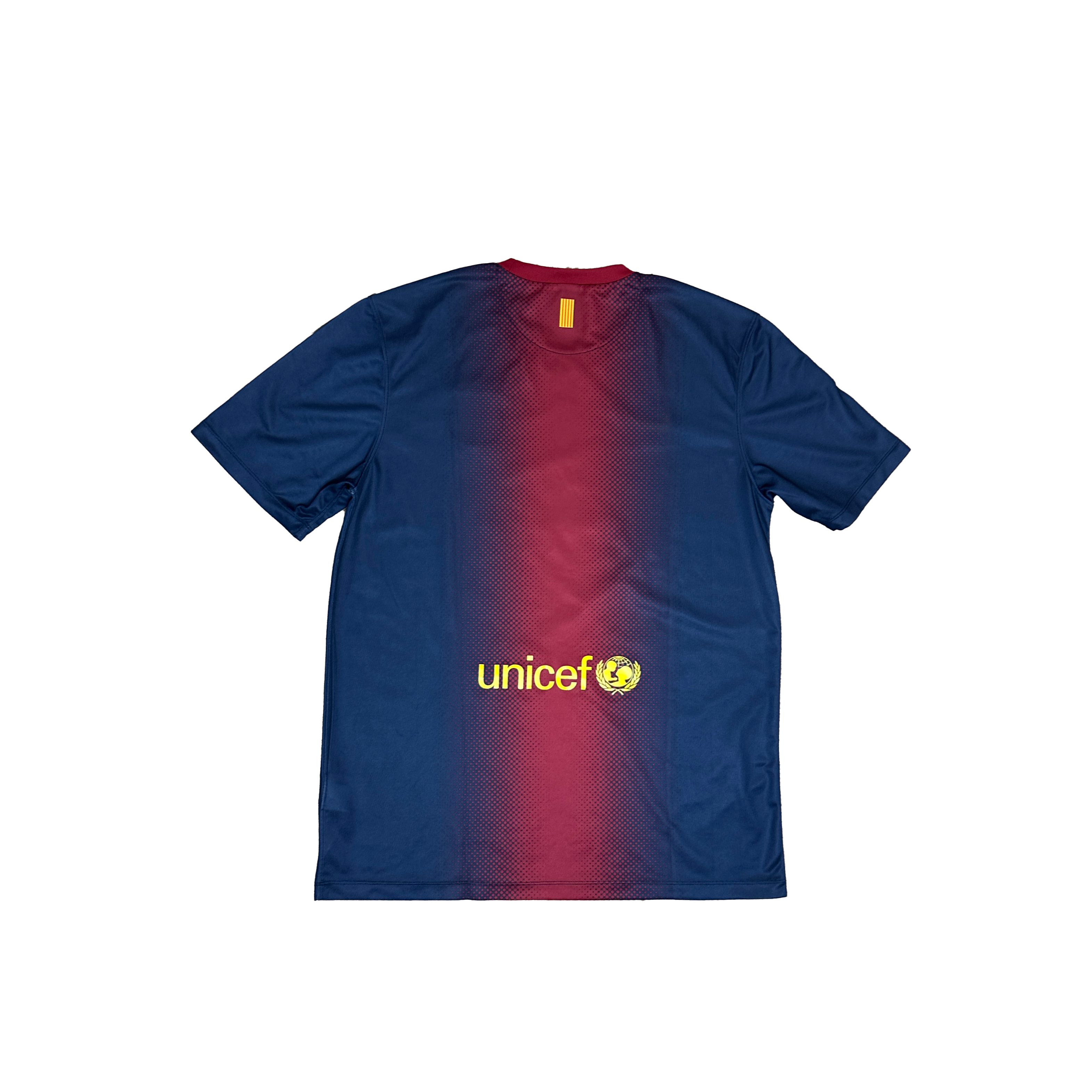 FC Barcelona Home Shirt 2012/2013 – Nike – L – Blauw Rood Qatar Foundation