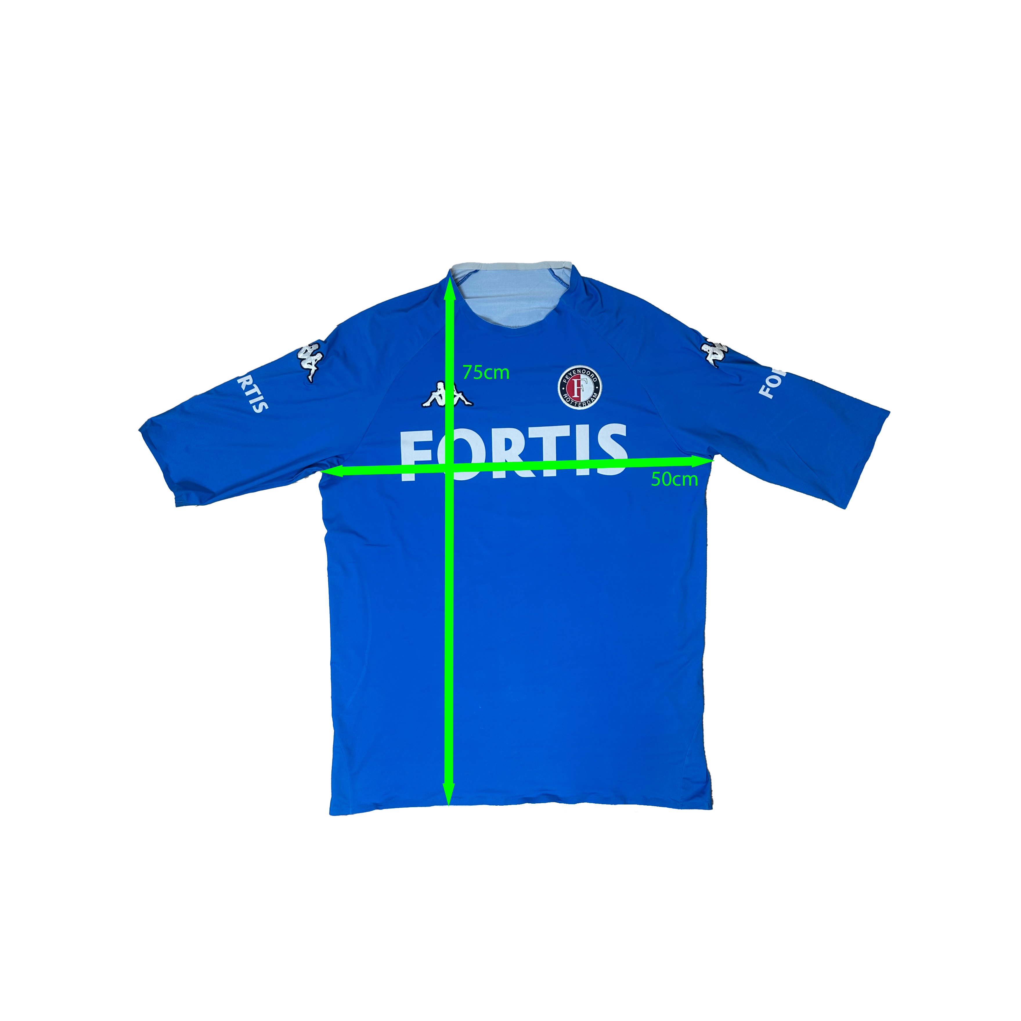 Feyenoord Away Shirt 2006/2007 – Kappa – L – Blauw Fortis