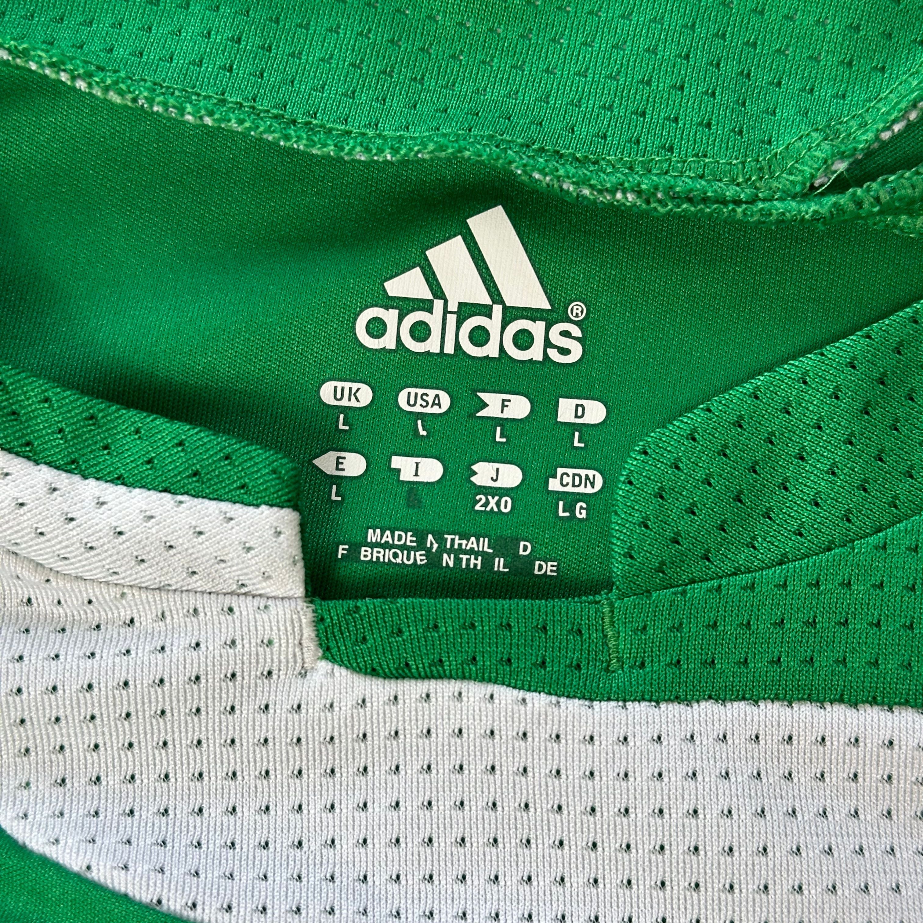 AS Saint-Étienne Home Shirt 2006/2007 – Adidas – L – Groen Konica Minolta