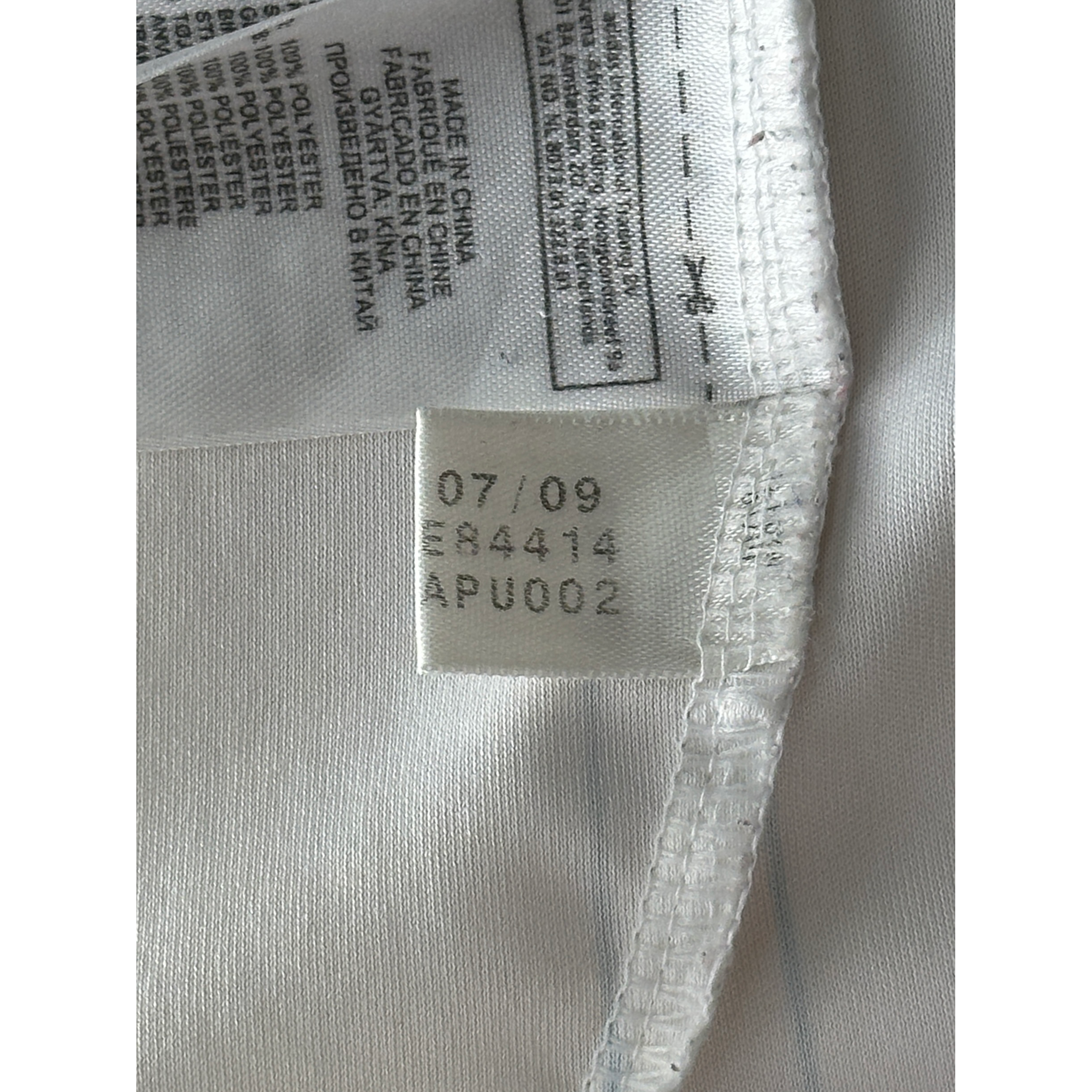 Olympique Marseille Home Shirt 2009/2010 – Adidas – M – Wit Blauw Direct Energie