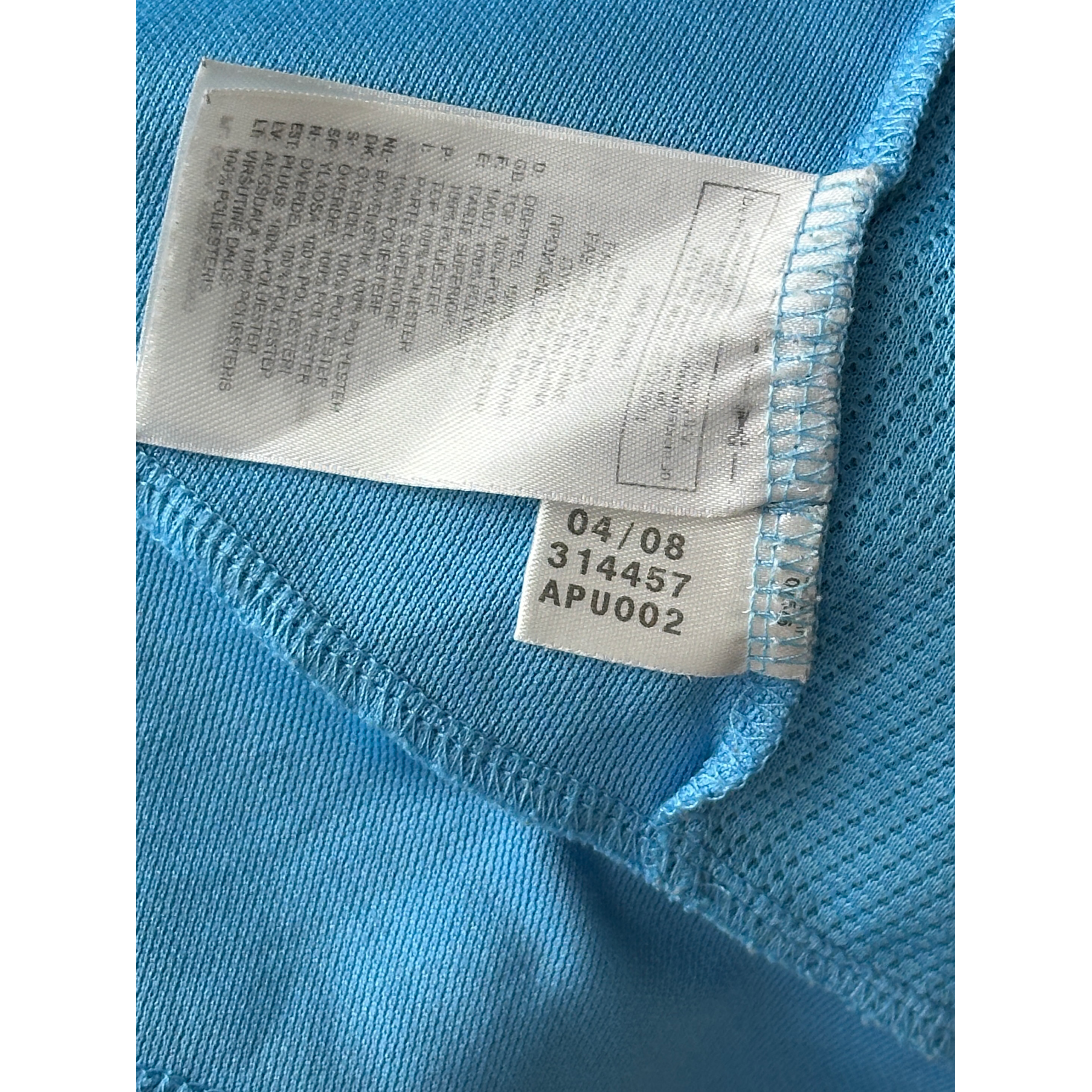 Olympique Marseille Away Shirt 2008/2009 – Adidas – M – Zwart Blauw Direct Energie