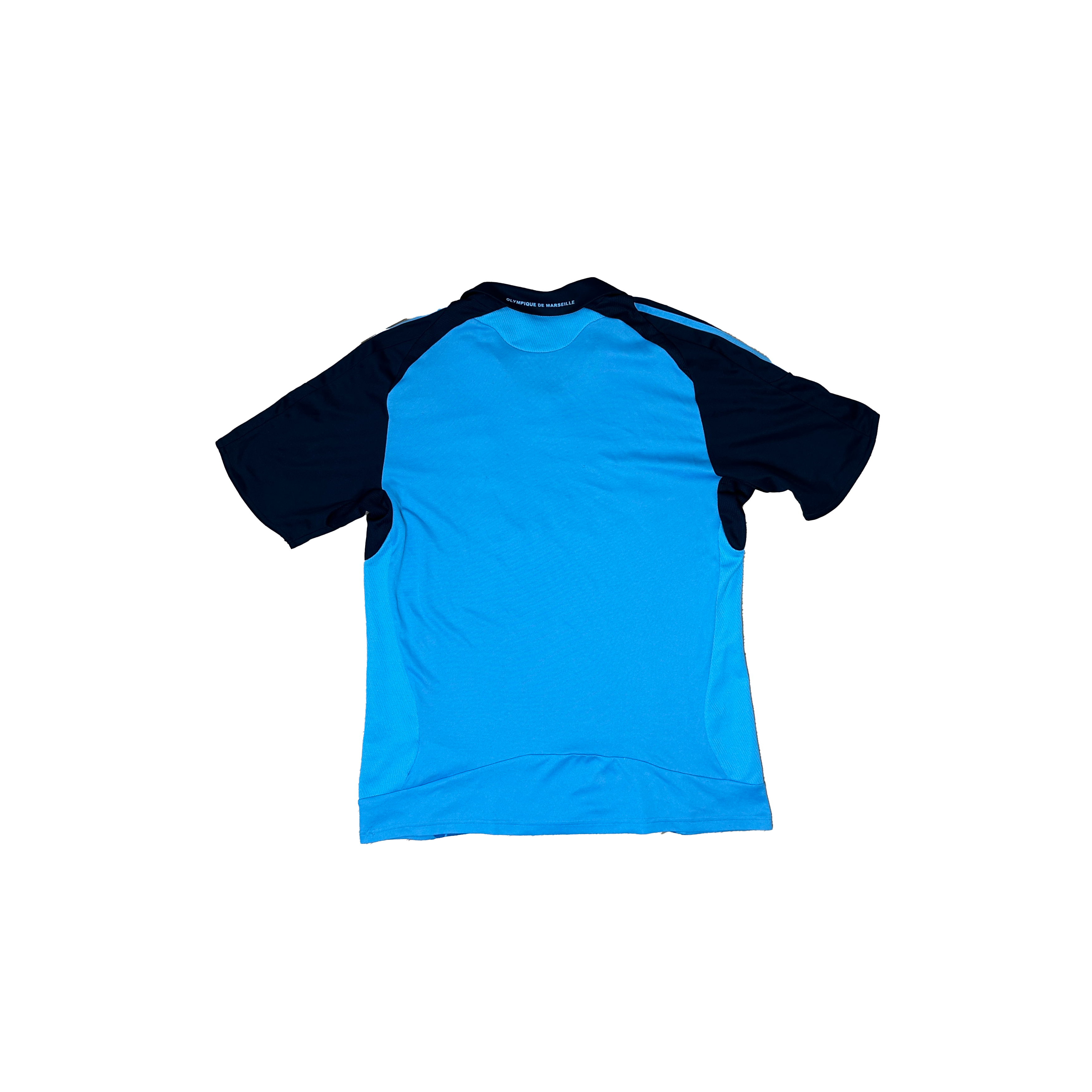 Olympique Marseille Away Shirt 2008/2009 – Adidas – M – Zwart Blauw Direct Energie