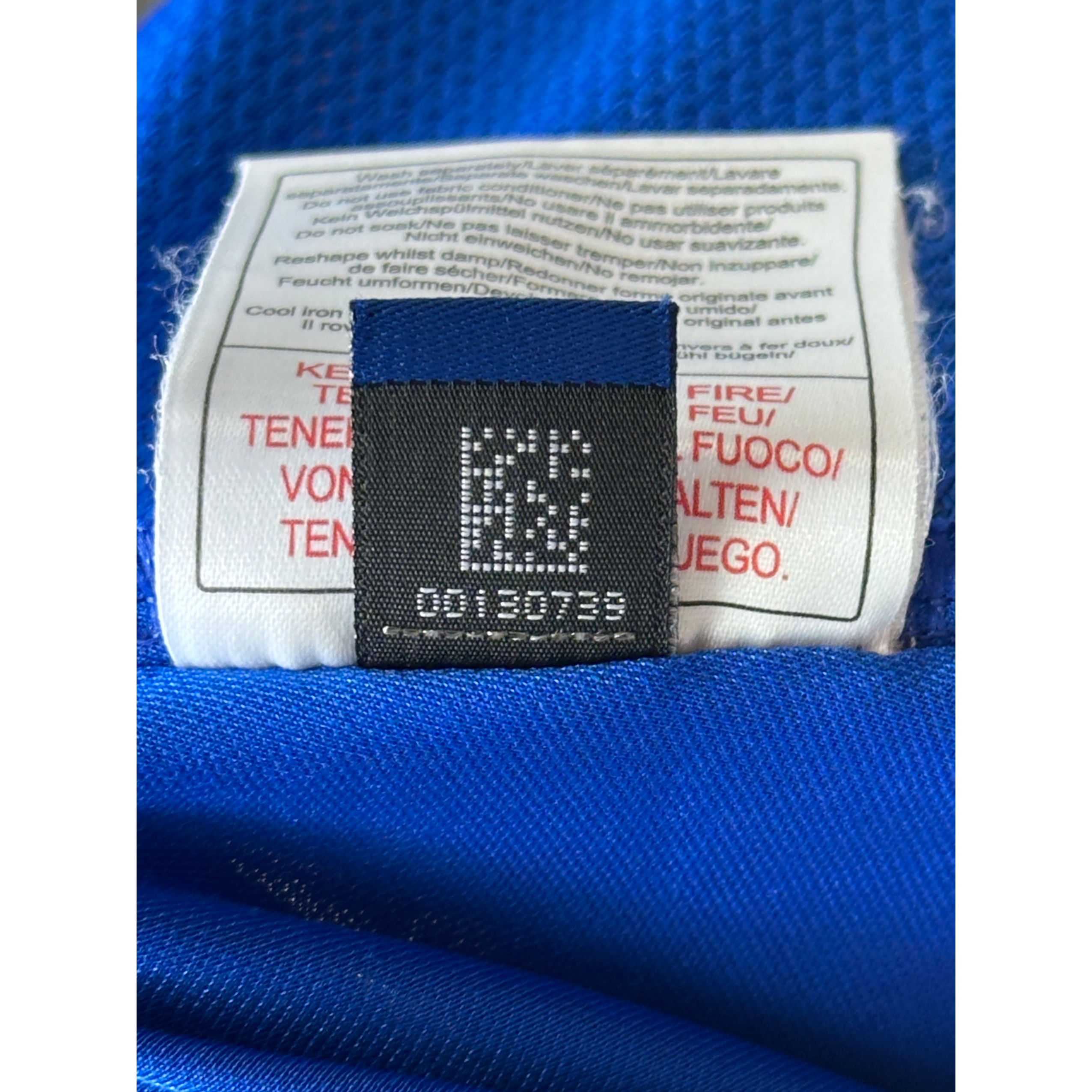 Rangers Home Shirt Longsleeve 2005/2006 – Umbro – L – Blauw Carling