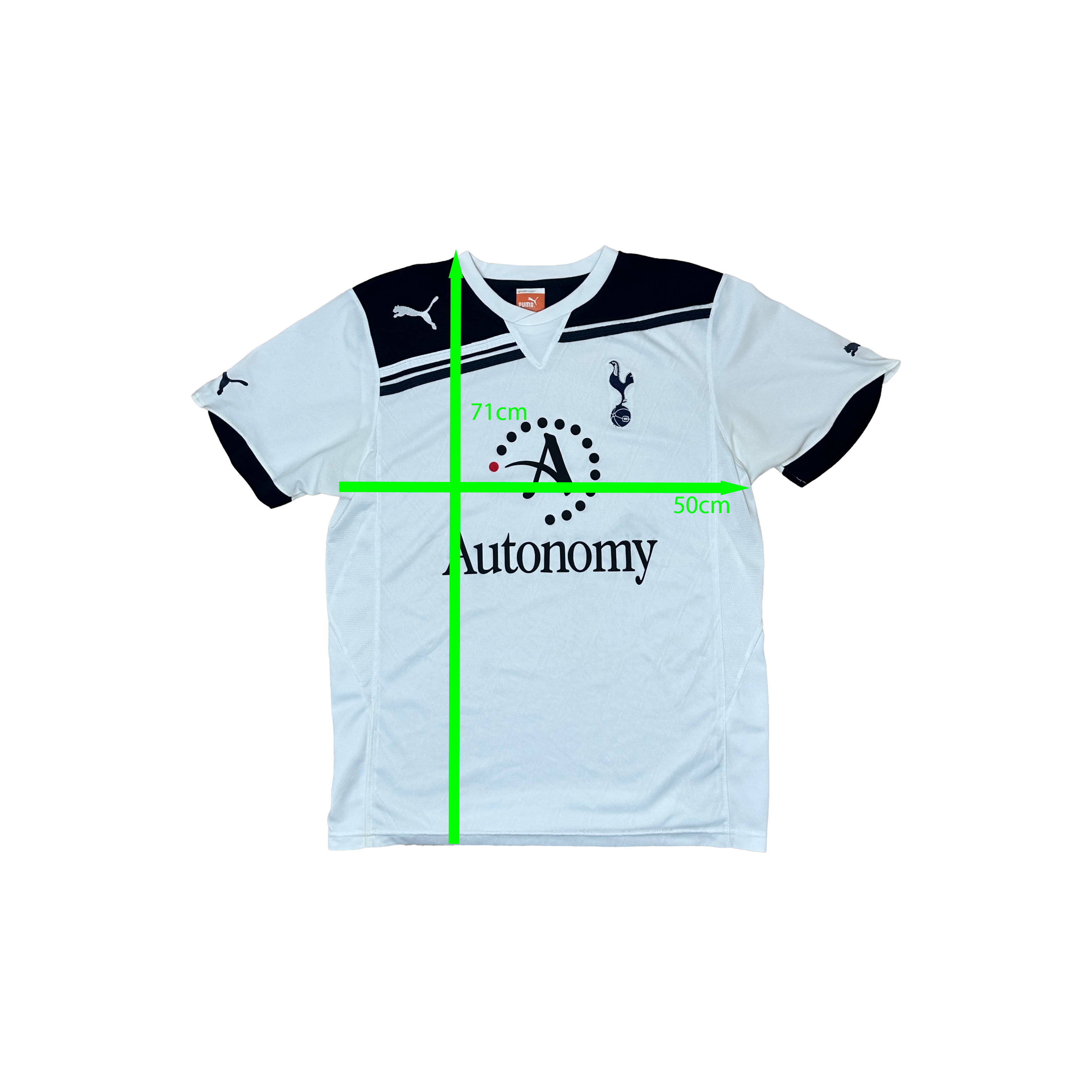 Tottenham Hotspur Home Shirt 2010/2011 – Puma – M – Wit Navy Autonomy