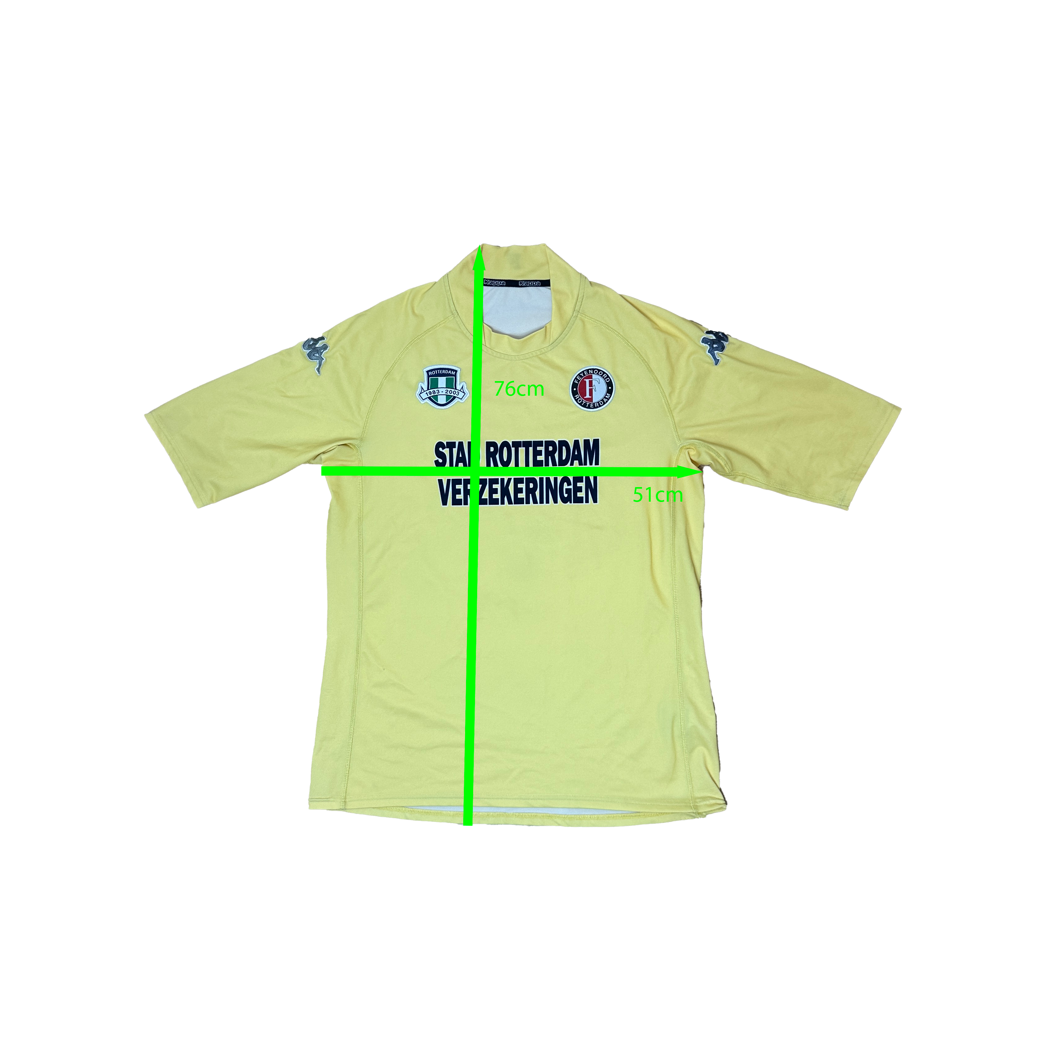 Feyenoord Third Shirt 2003/2004 – Kappa – L